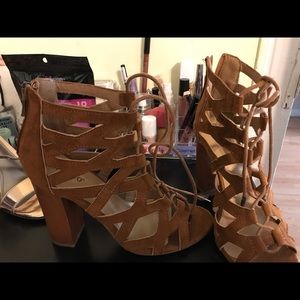 brown heels from charlotte russe